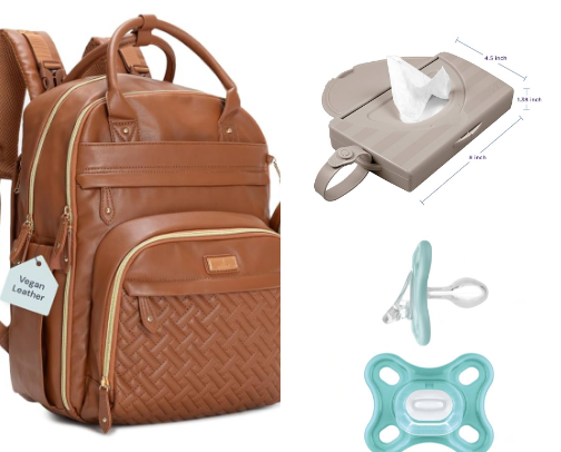 What I actually keep in my diaper bag! cover photo collage