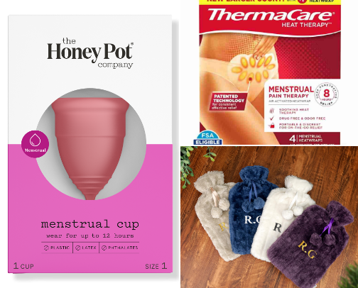 Menstrual care🩷 cover photo collage