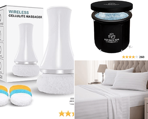 Health and Wellness items cover photo collage