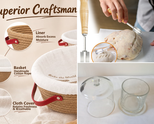 Sourdough Saga cover photo collage