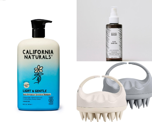 Clean Haircare Products cover photo collage