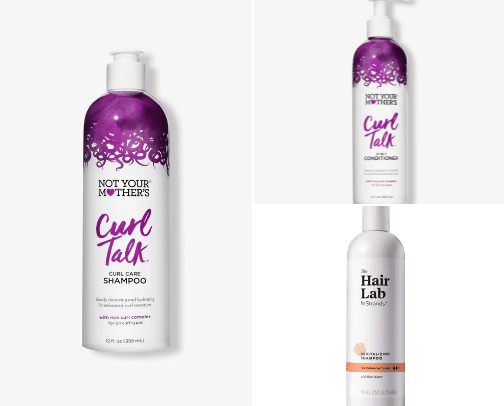 Hair Products (in shower) cover photo collage