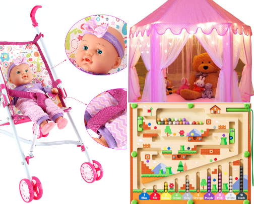 Our favorite toddler toys! cover photo collage