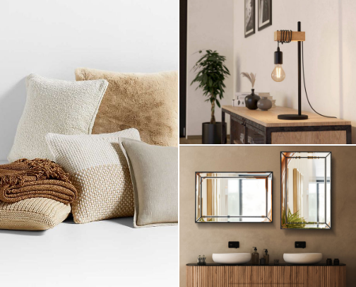 Modern & Cozy Home Decor Essentials cover photo collage