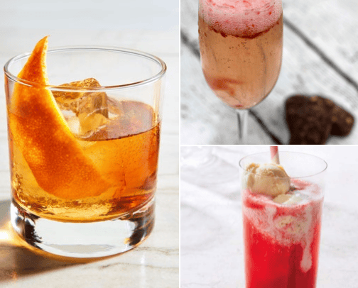 Cocktails cover photo collage