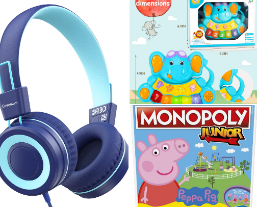 Playtime Favorites: Toys and Gadgets for Kids cover photo collage