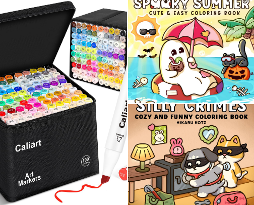 All about coloring! cover photo collage