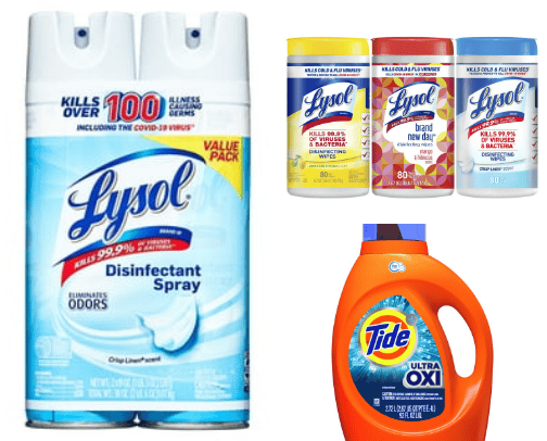 Household cleaning Must haves cover photo collage