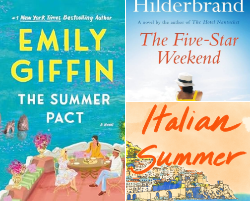 Summer beach reads!!! cover photo collage