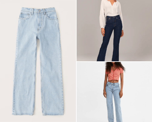 Jeans cover photo collage