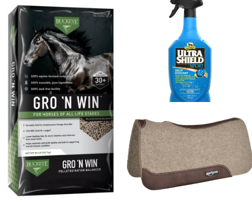 Horse products cover photo collage
