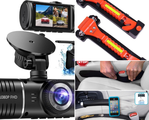 Car essentials cover photo collage