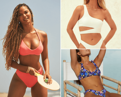 Fashionable Bikinis cover photo collage