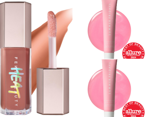 My favorite lip glosses💄 cover photo collage