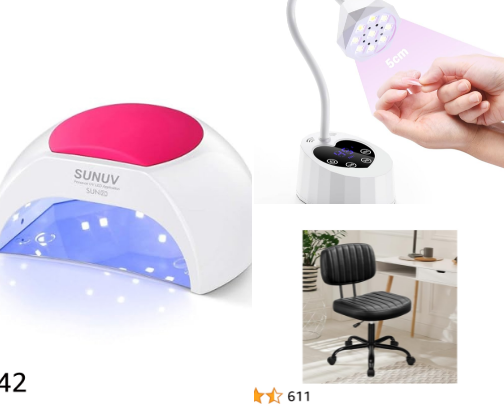 Nail Tech Equipment cover photo collage