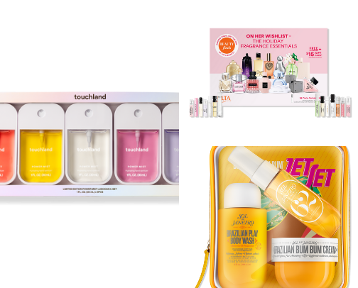beauty christmas gifting cover photo collage