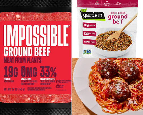 Vegetarian faves cover photo collage