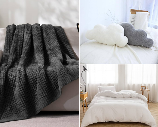 Turn Your Bed Into the Coziest Spot Ever ☁️🛏️ cover photo collage