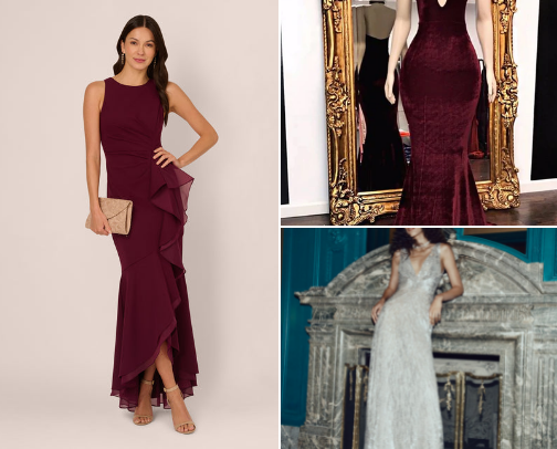 Glamour Gowns & Luxury Nightwear cover photo collage