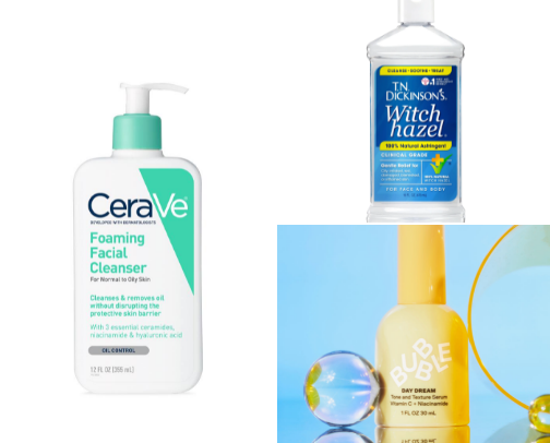 Skincare favs cover photo collage