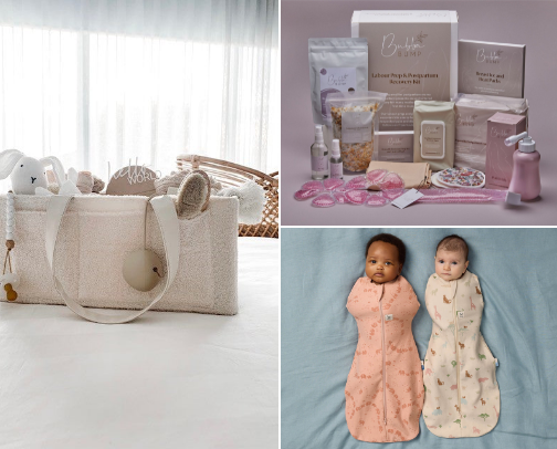 🤍 Baby & Postpartum Essentials: What Actually Helped cover photo collage