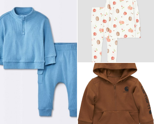 Toddler fall wardrobe cover photo collage