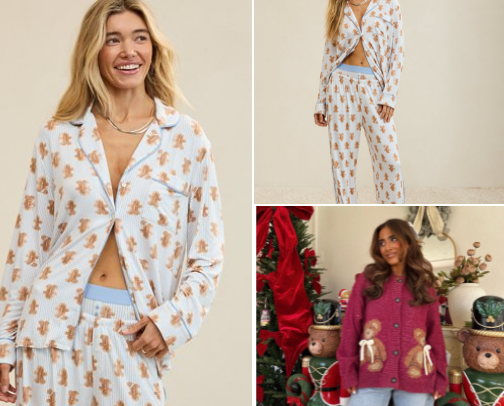Cute Christmas Pajamas for Everyone On Your List cover photo collage