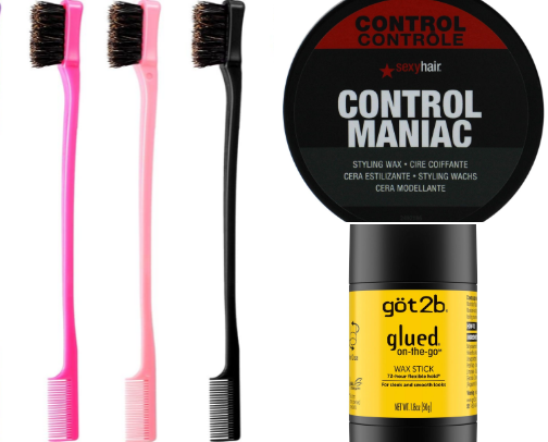 Must have tools for a slicked hair cover photo collage
