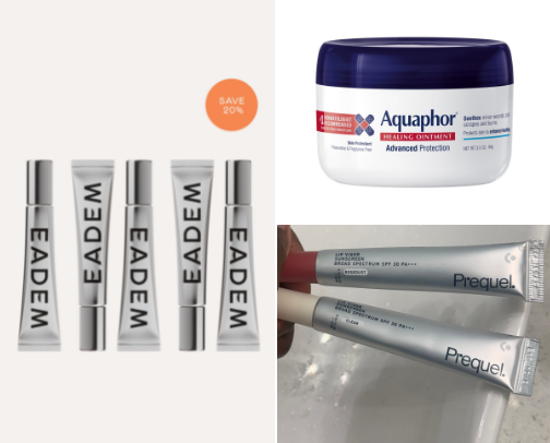 Dermatology NP’s guide for lip hydration cover photo collage