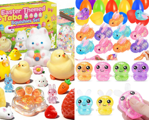 5 year old girly Easter Basket cover photo collage