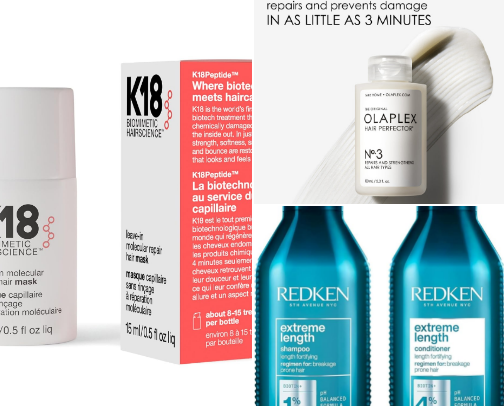 My Favorite Hair Repair Products for Damaged Hair cover photo collage