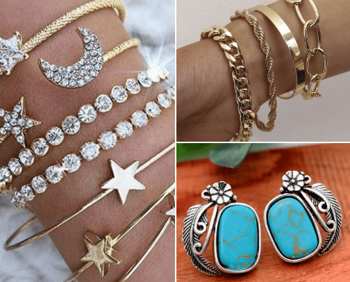 Women's Jewelry cover photo collage