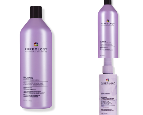 hair products cover photo collage