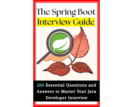 Spring Boot Interview Preparation Q & A cover photo collage