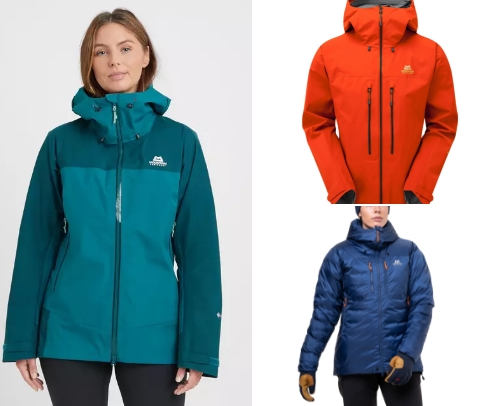 Waterproof & Down Coats cover photo collage