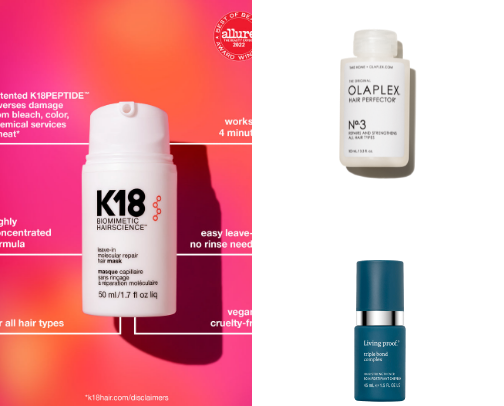 Bond Repair for Damaged hair cover photo collage