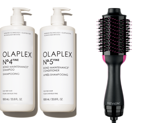 My dream hair routine & collection. All the products and tools i need for gorgeous, healthy, glossy hair every day. cover photo collage