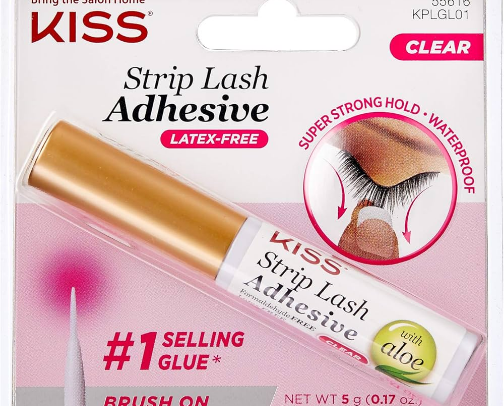 Strip lash adhesives cover photo collage