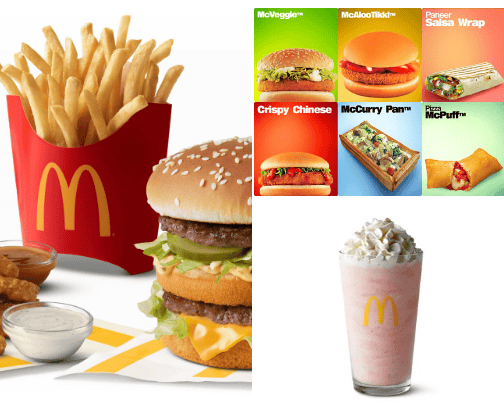 Mc Donald's cover photo collage