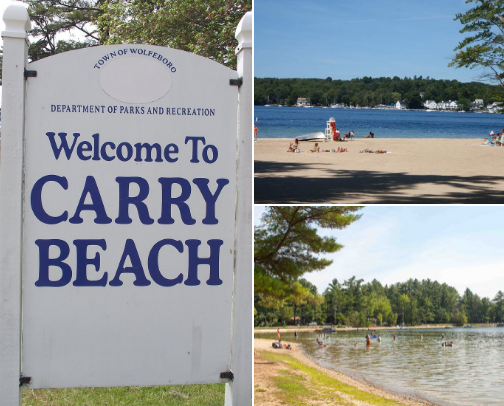 wolfeboro must visits🌞🐟⭐️ cover photo collage