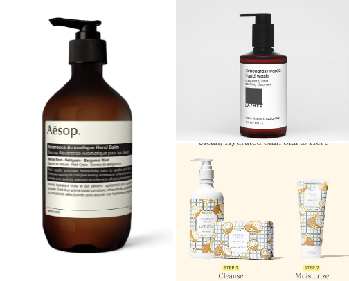 luxe handcare cover photo collage