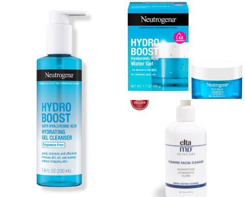 Skincare cover photo collage