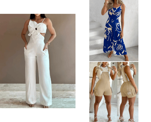 JUMPSUITS & ROMPERS cover photo collage
