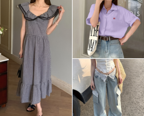 COTTON clothes ☁️ cover photo collage