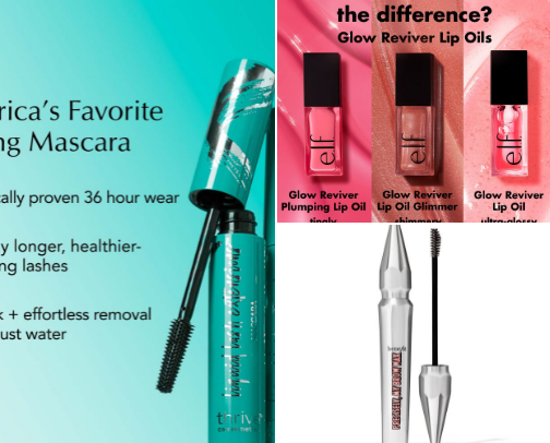 My favorite beauty recs cover photo collage