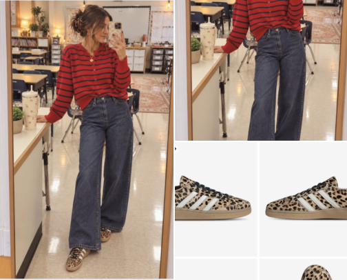 Teacher Inspo and OOTD cover photo collage