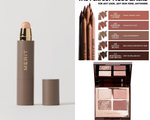 Cool Toned Makeup cover photo collage