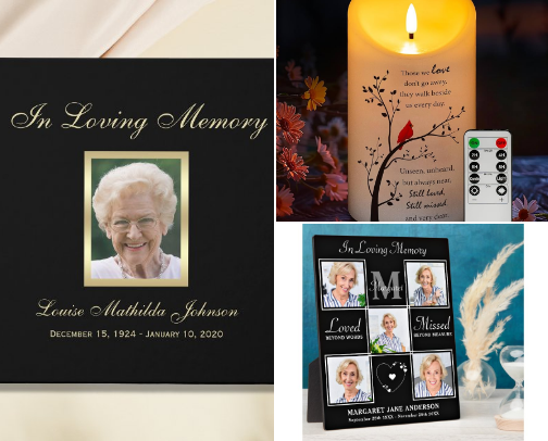Heartfelt Funeral Guest Book Table Ideas cover photo collage
