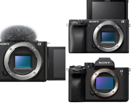 Cameras for beginner Content Creators cover photo collage