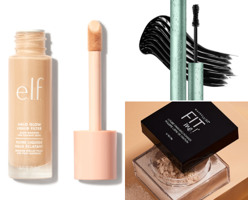 My staple makeup products 👛 cover photo collage